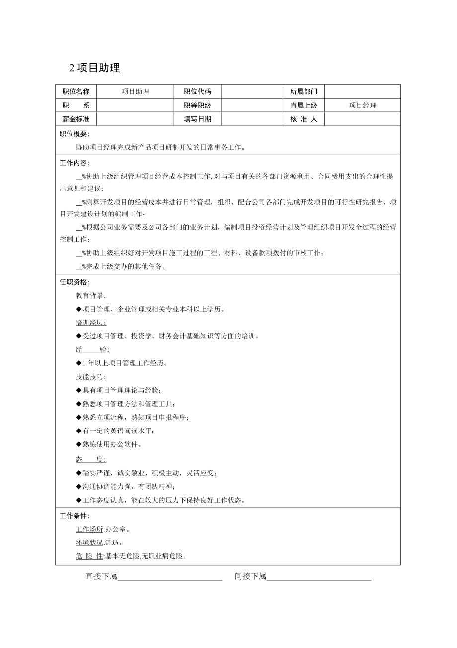 现代企业岗位职责与员工绩效考评全套资料25.doc_第3页