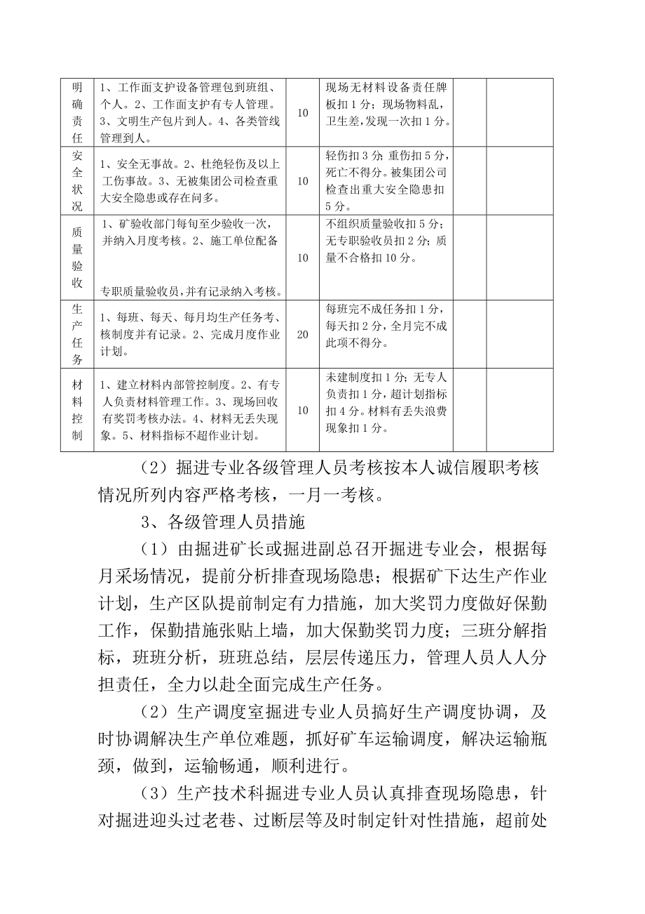 煤矿掘进专业垂直管理考核管理办法.doc_第3页