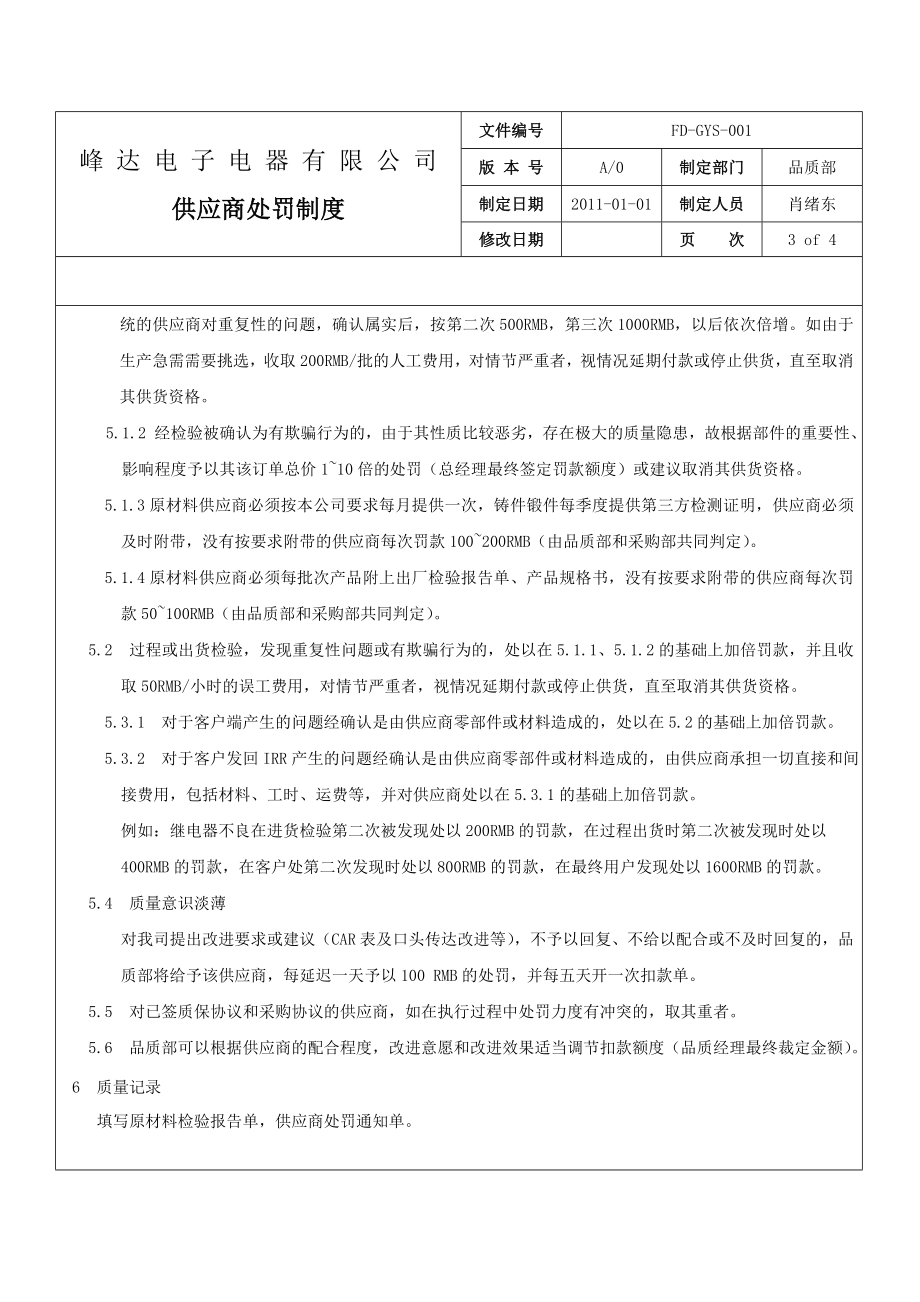 xx电子公司供应商处罚制度.doc_第3页