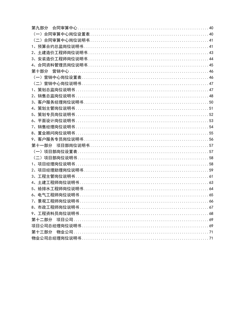 ××房地产公司岗位说明.doc_第3页