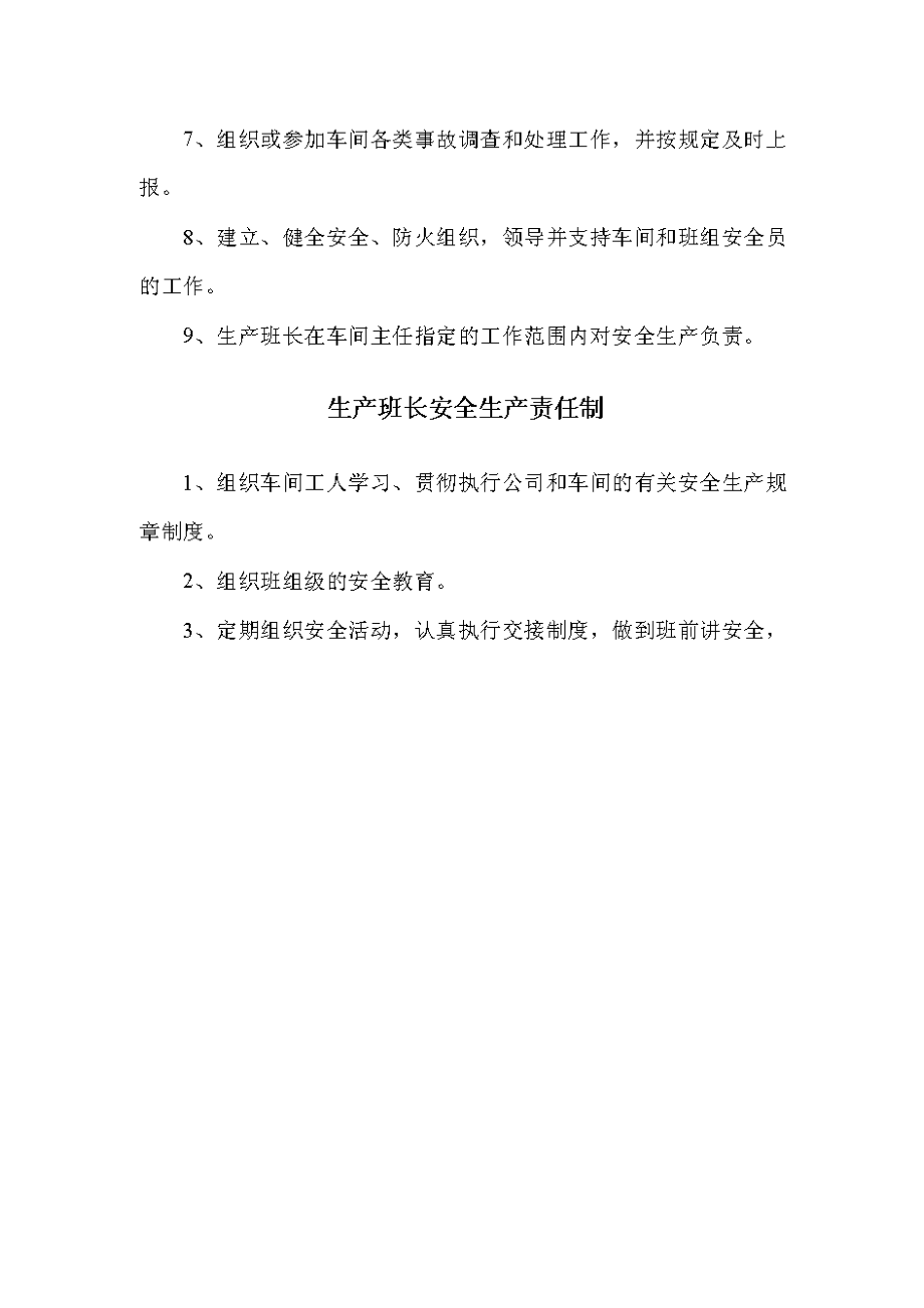 公司安全生产管理制责任制.doc_第2页