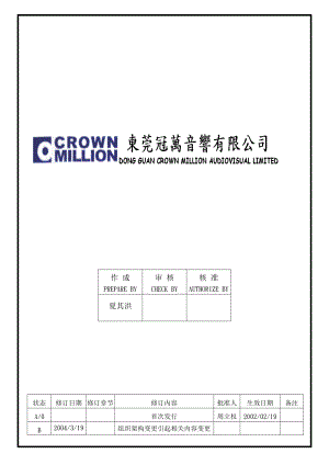 04411质量管理体系认证三级文件制度 表单WI028.doc