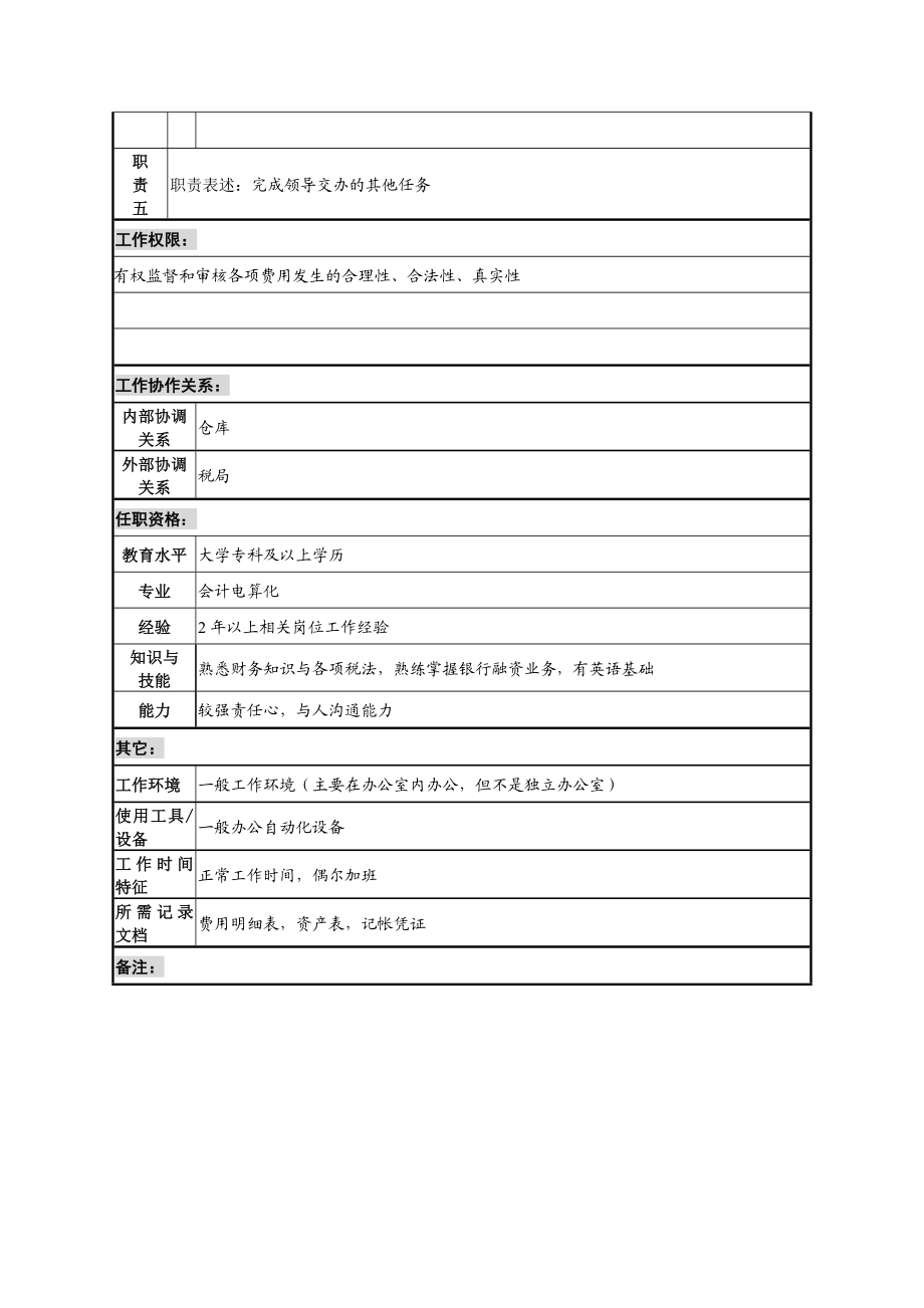 北大纵横—抚顺特殊钢—财务部制造公司费用会计.doc_第2页