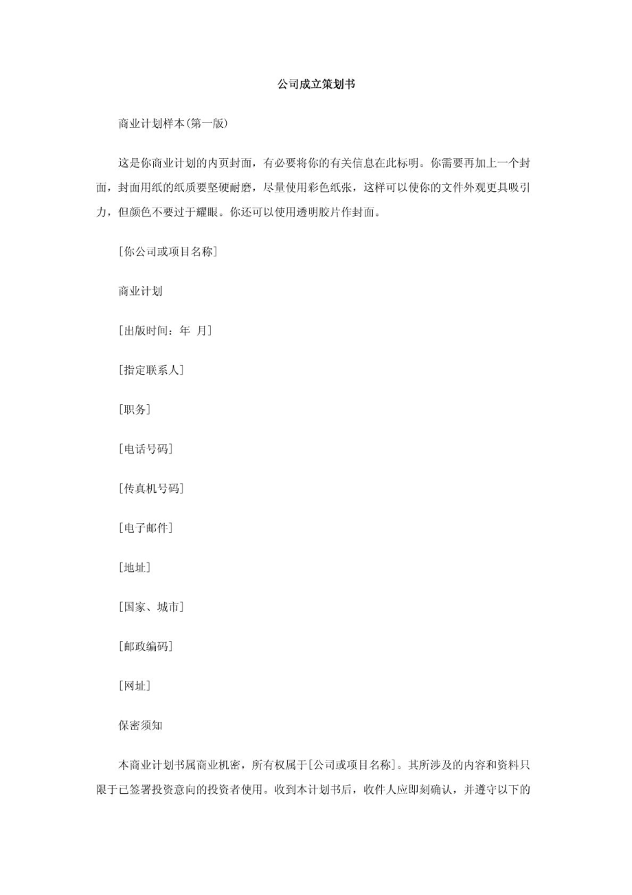 公司成立规划书[精华].doc_第2页