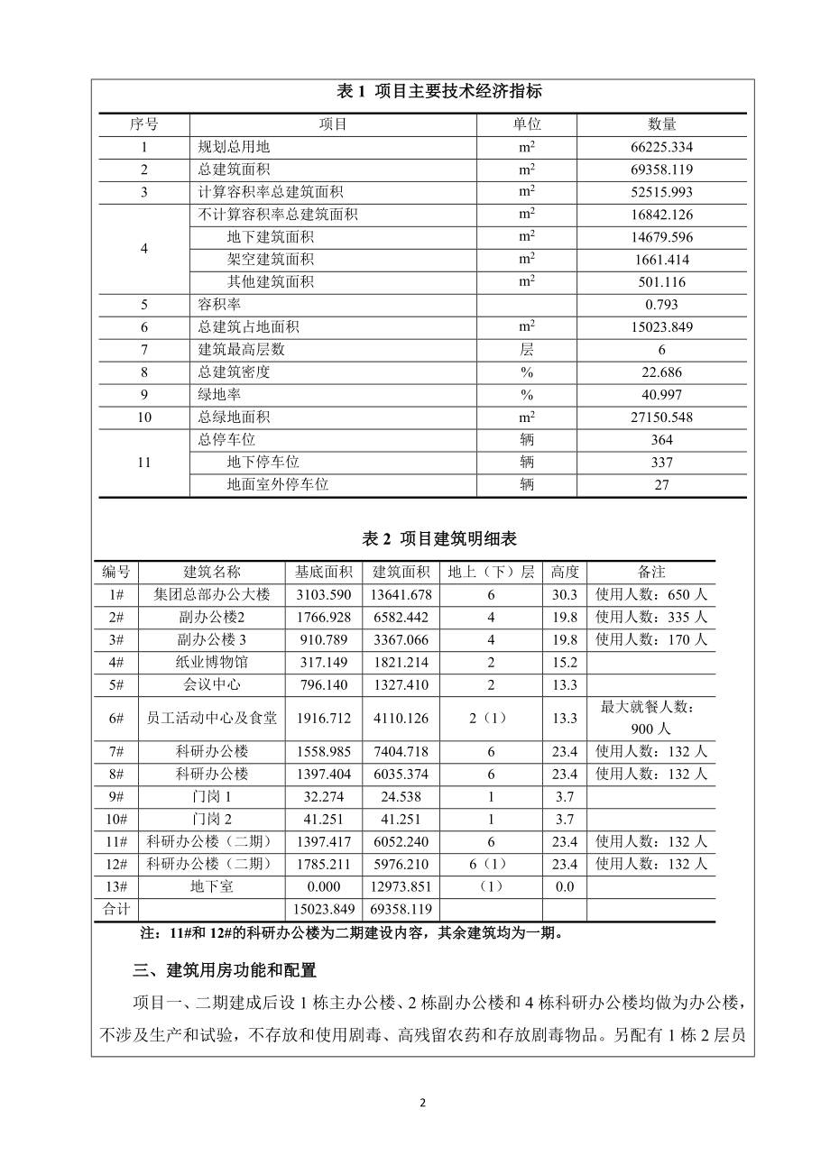 环境影响评价报告全本公示简介：玖龙纸业集团办公及研发中心2707.doc_第2页