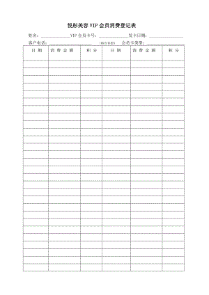 悦彤美容VIP会员管理制度.doc