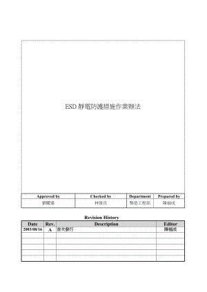 ESD静电防护措施作业办法.doc