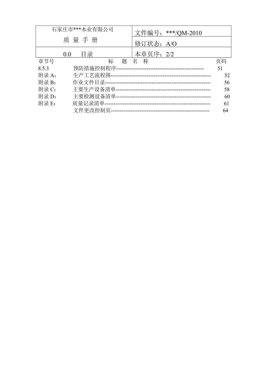 XX木业公司质量手册.doc_第3页