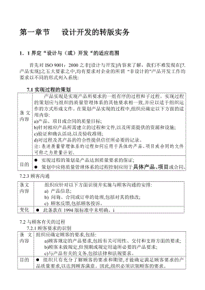 00414质量管理体系资料集：设计开发的转版实务.doc