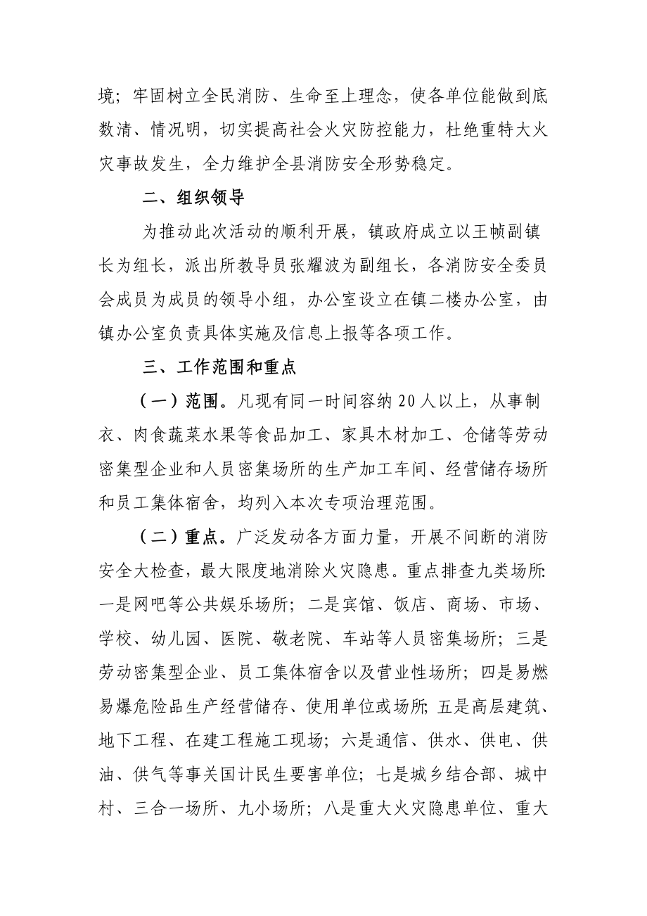 关于开展劳动密集型企业和人员密集场所消防安全专项治理工作实施方案.doc_第2页