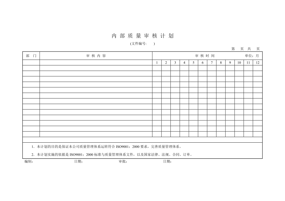 内部质量审核计划.doc_第1页