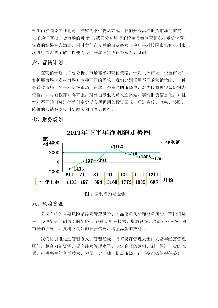 跳蚤网络科技二手特卖商城策划书.doc_第3页