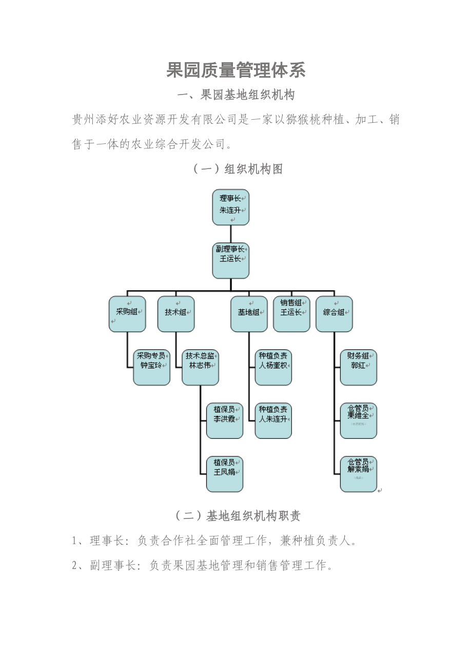 农业果园质量管理体系.doc_第1页