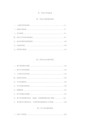 医院制度目录.doc