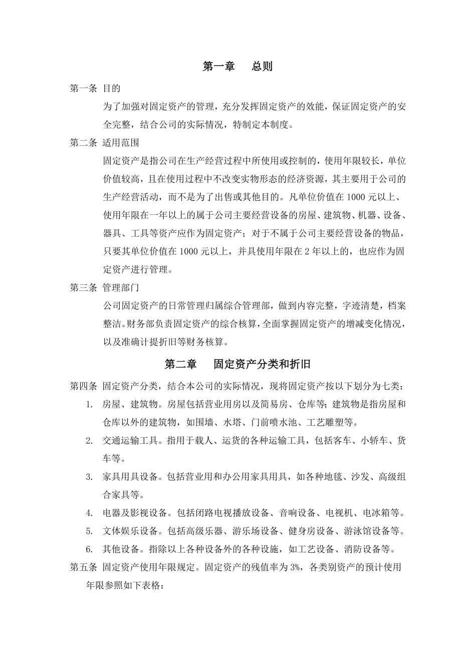 地产公司固定资产管理管理制度.doc_第2页