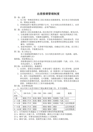 出差报销管理制度.doc