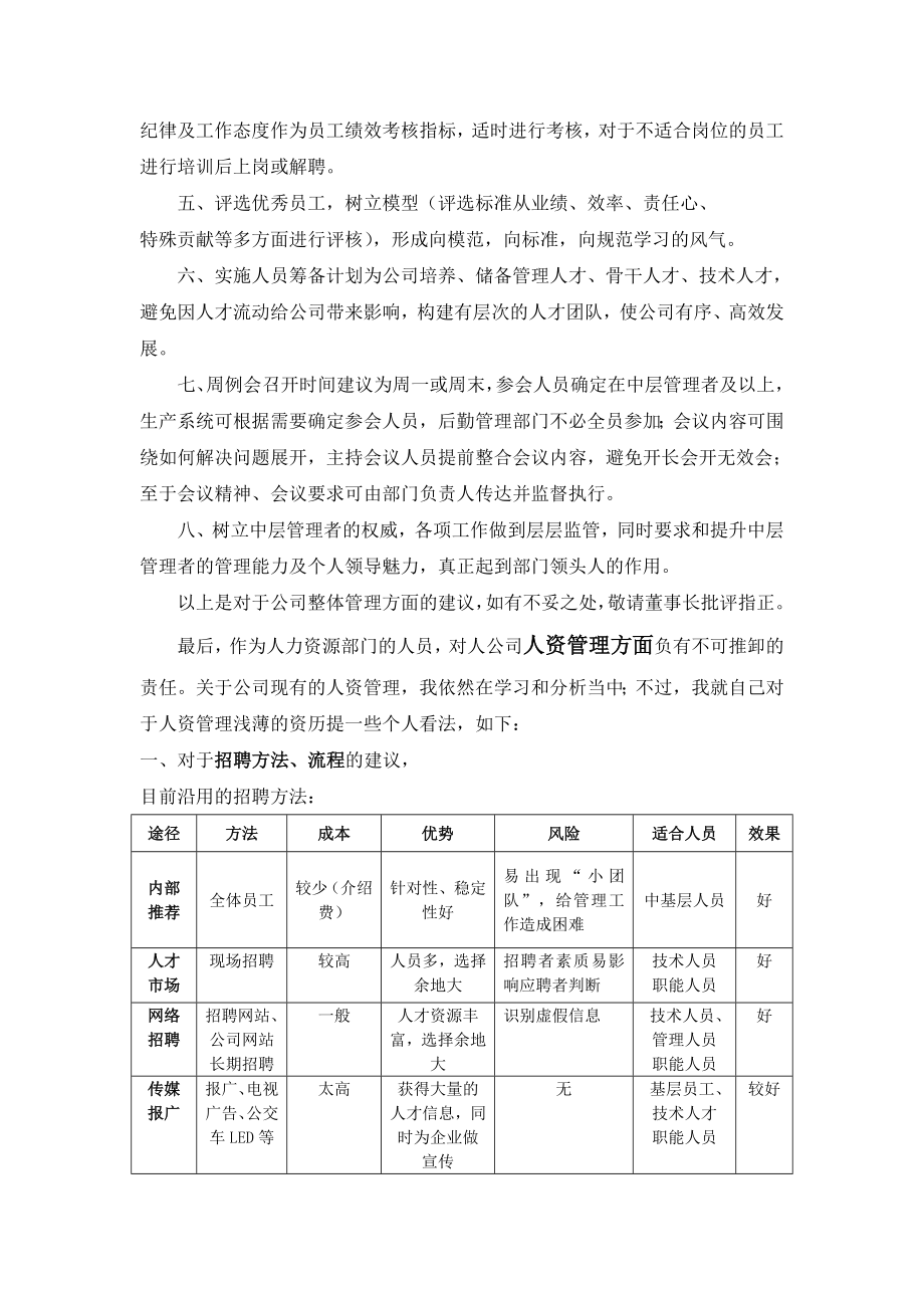 对于公司管理方面的建议.doc_第3页