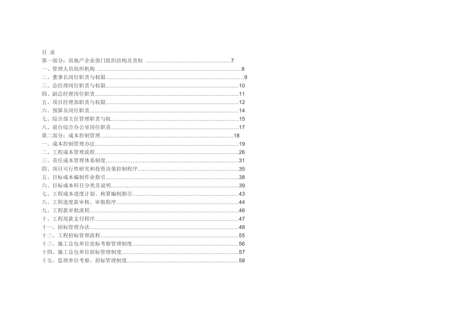 房地产开发管理目录.doc_第1页