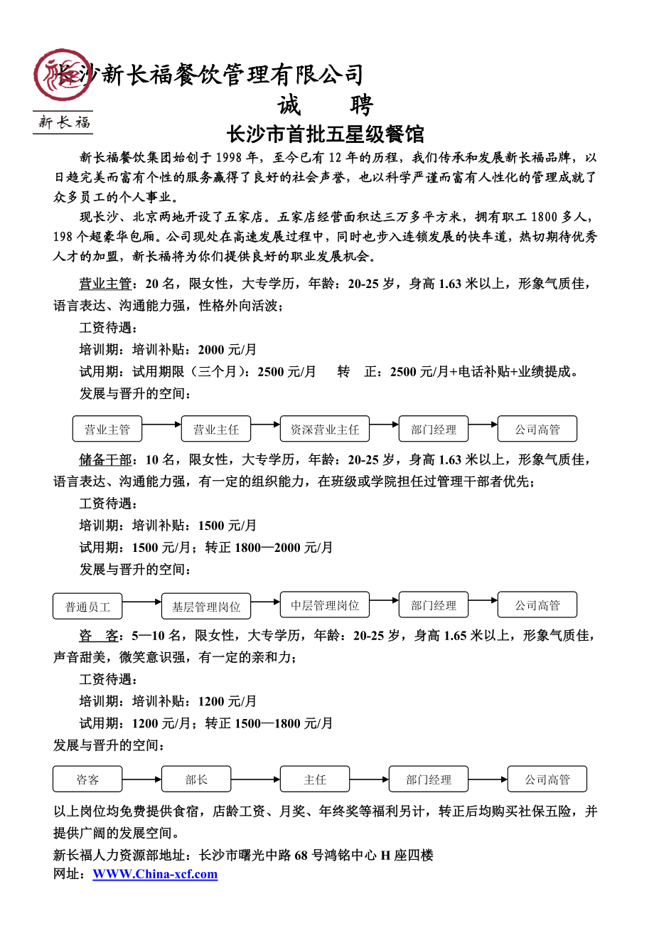长沙新长福餐饮管理有限公司.doc_第1页