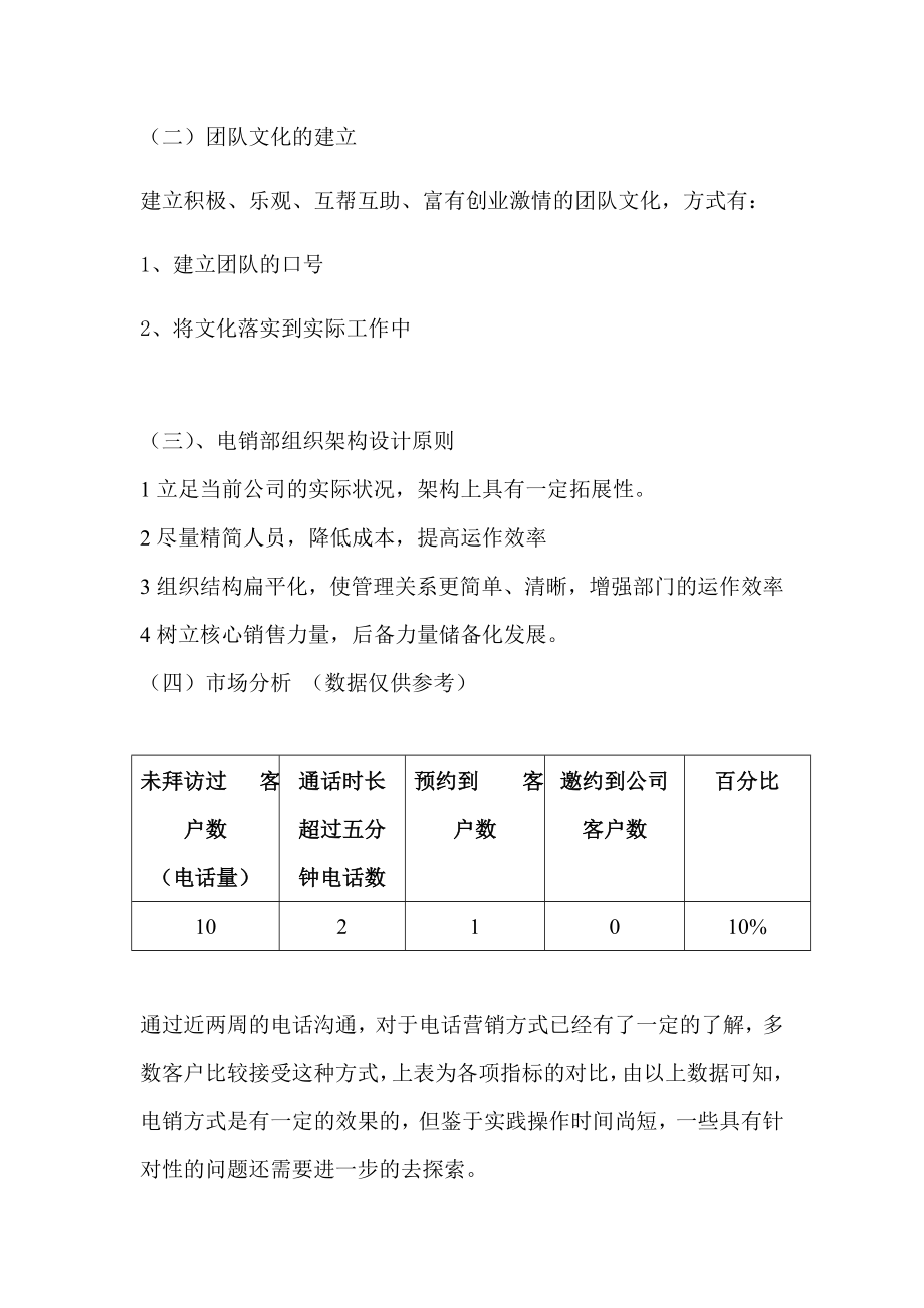 组建电话销售部门的方案.doc_第3页