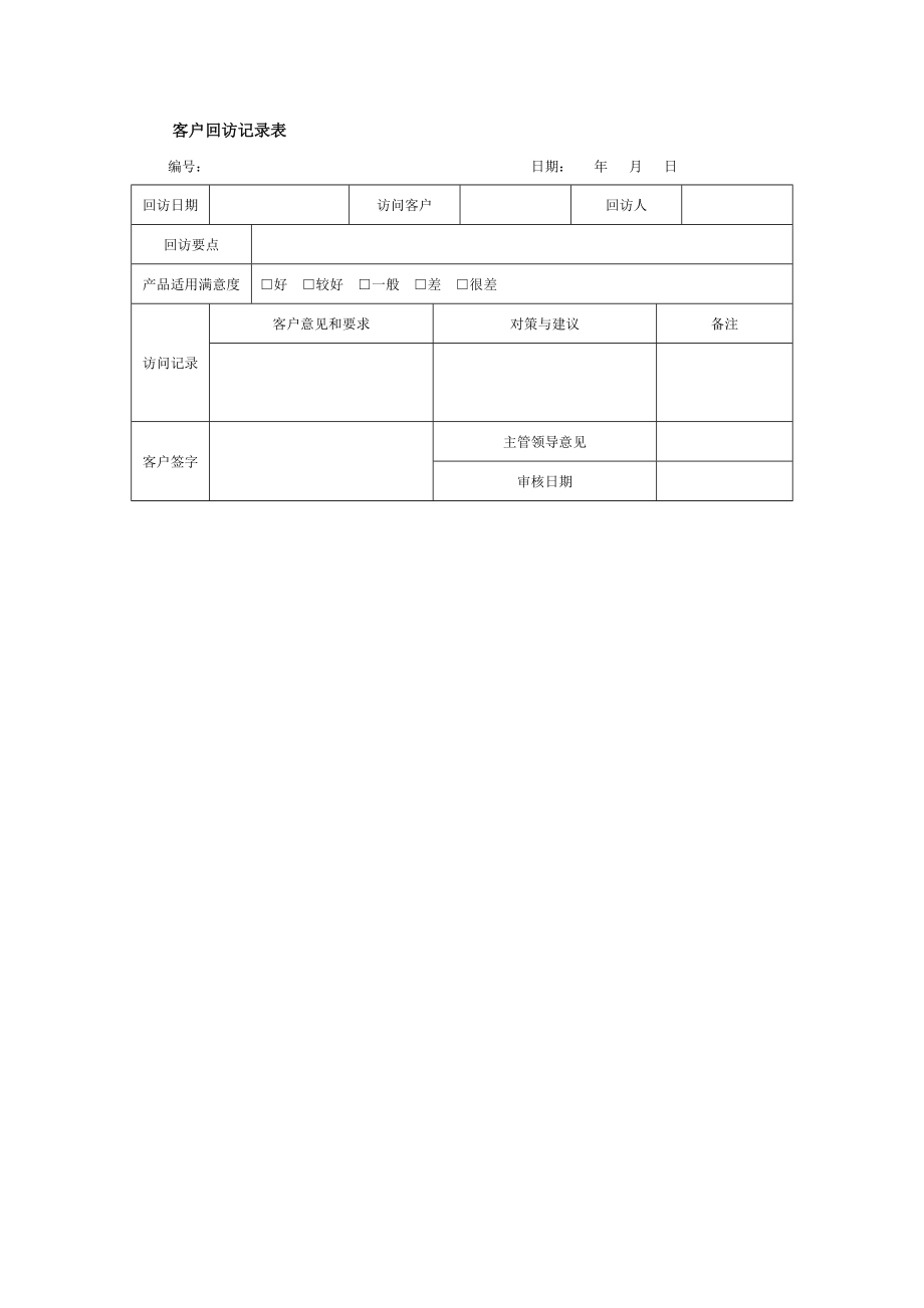 客户回访记录表.doc_第1页