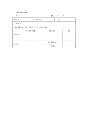 客户回访记录表.doc