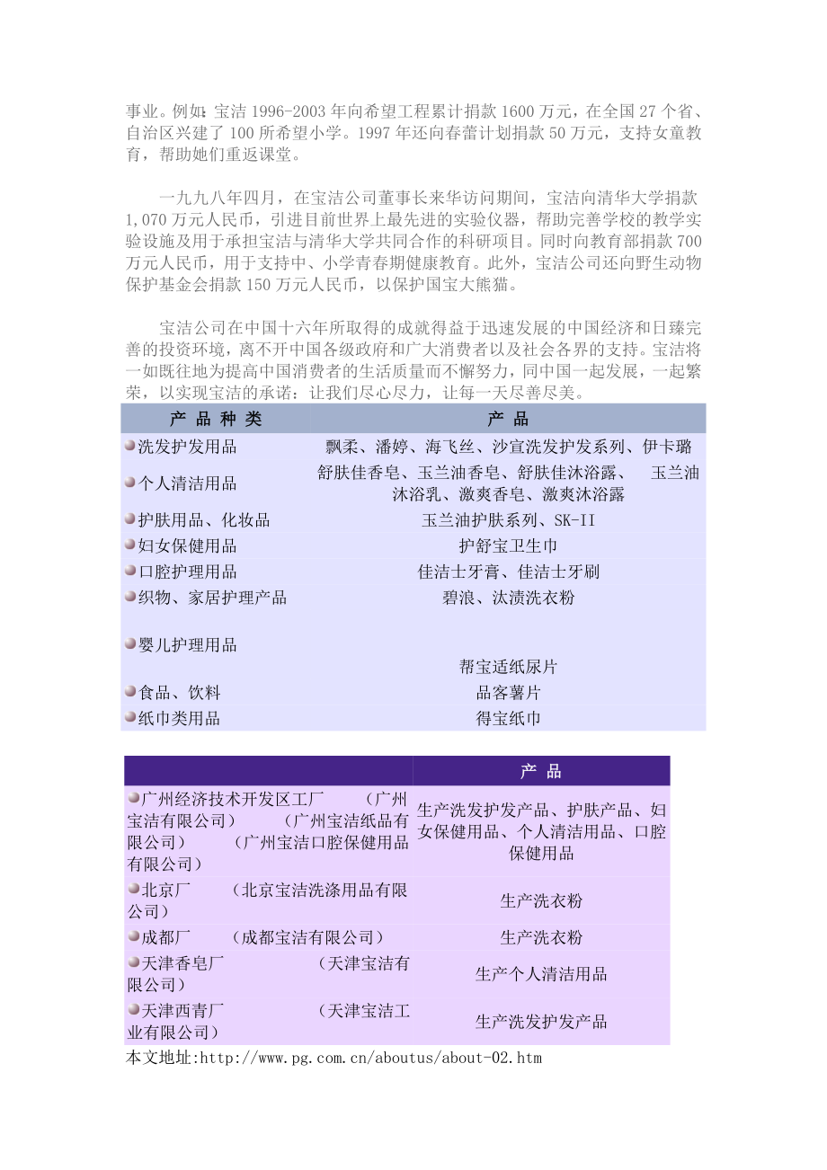 全面了解宝洁各部门中国宝洁公司概况.doc_第2页