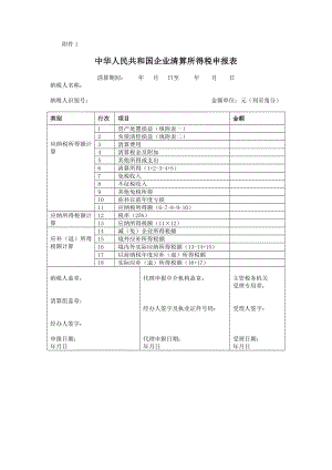 清算报表及指南.doc