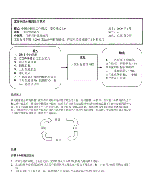 宝洁目标管理流程工具箱71 目标管理流程.doc