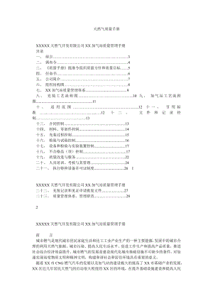 某天然气加气站质量管理手册.doc