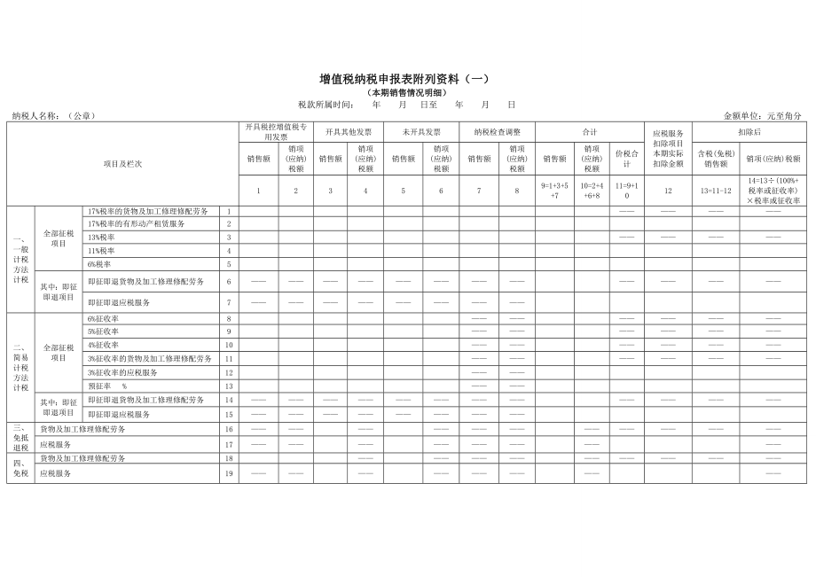 增值税纳税申报表(适用于增值税一般纳税人)》及其附列资料8300.doc_第2页