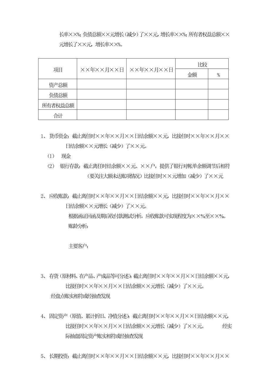 离任审计报告模板.doc_第2页