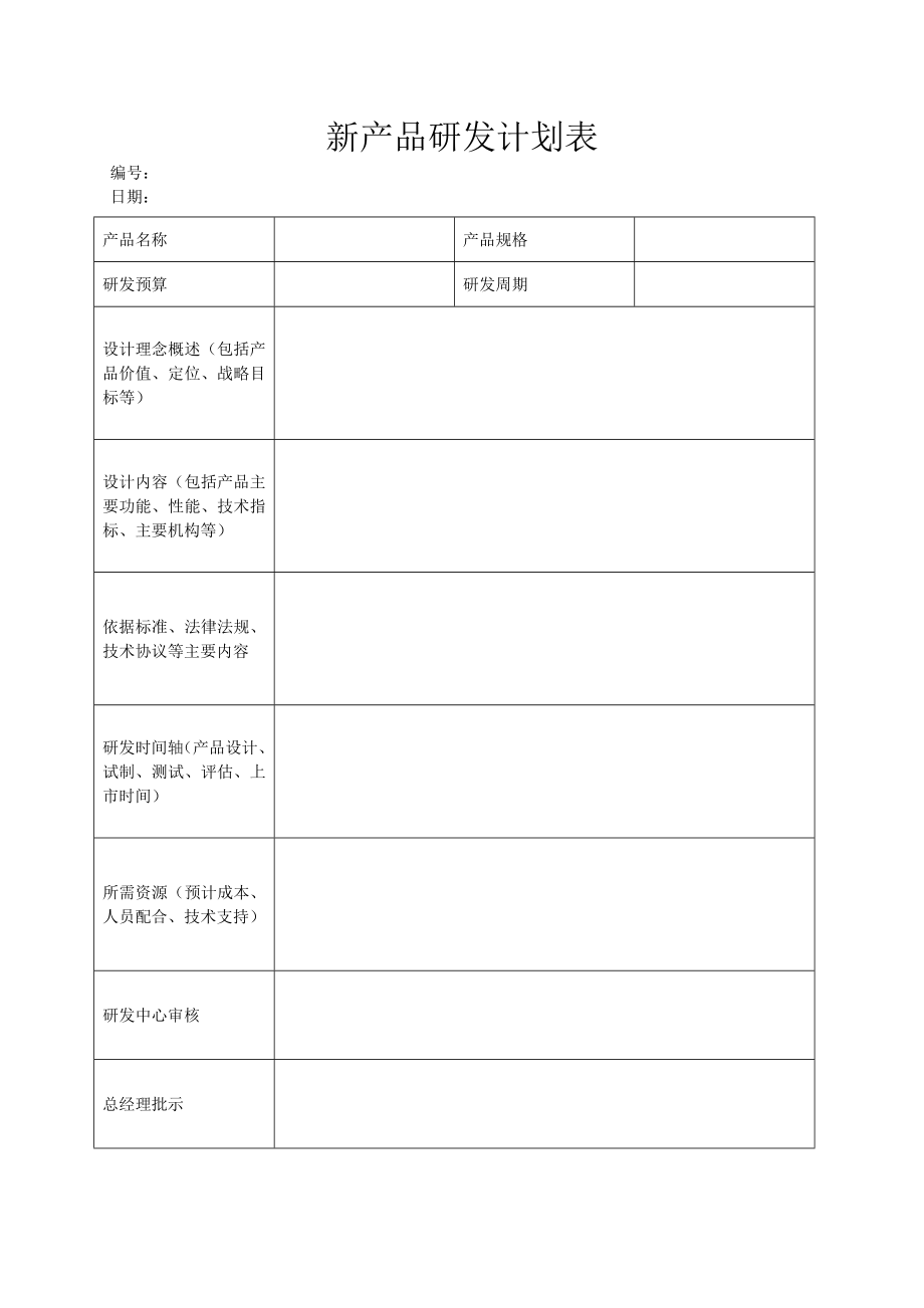 新产品研发计划表.doc_第1页