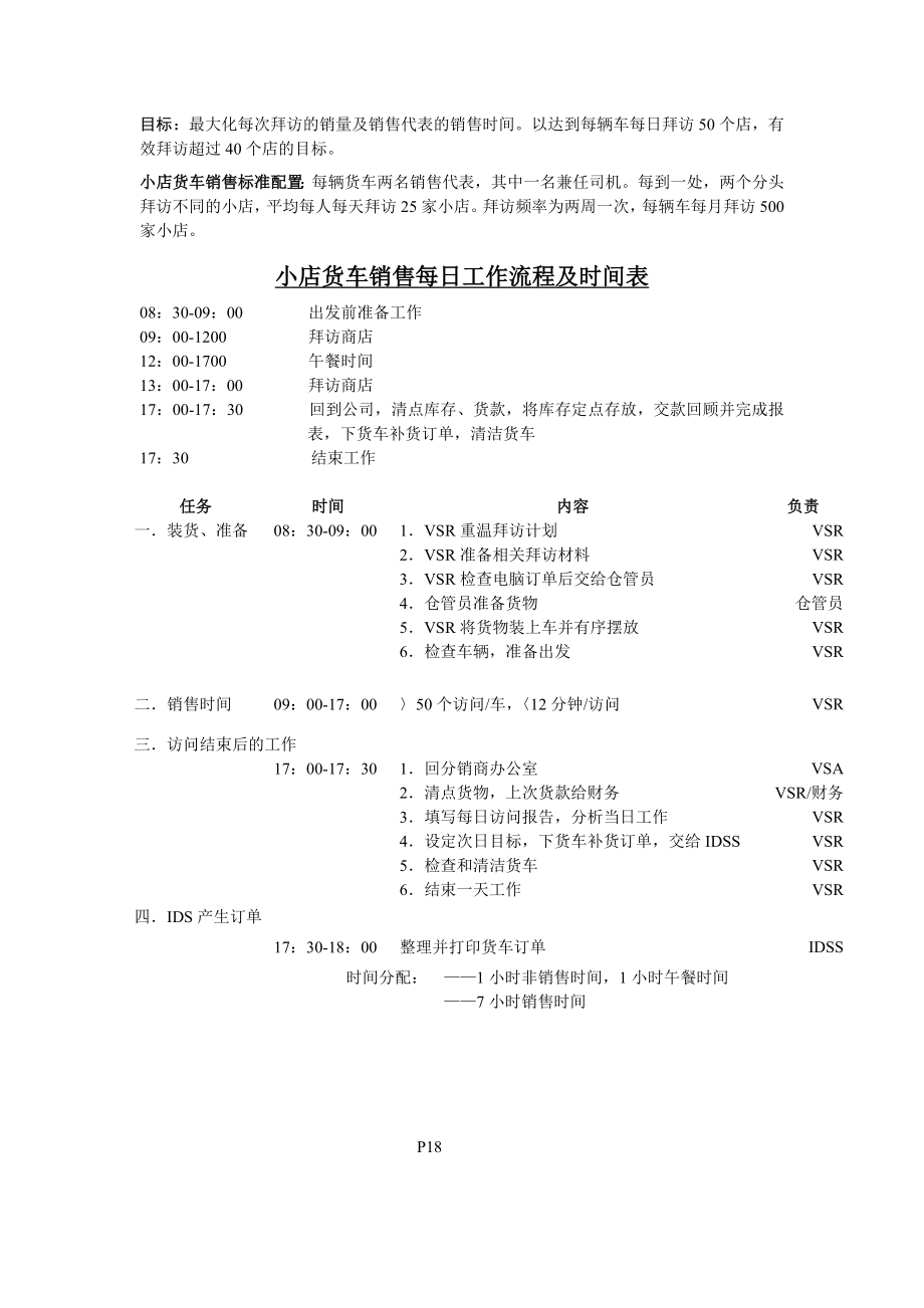 宝洁渠道管理： 小店货车销售标准模式.doc_第2页