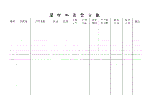 原材料进货台账、产品销售台帐.doc