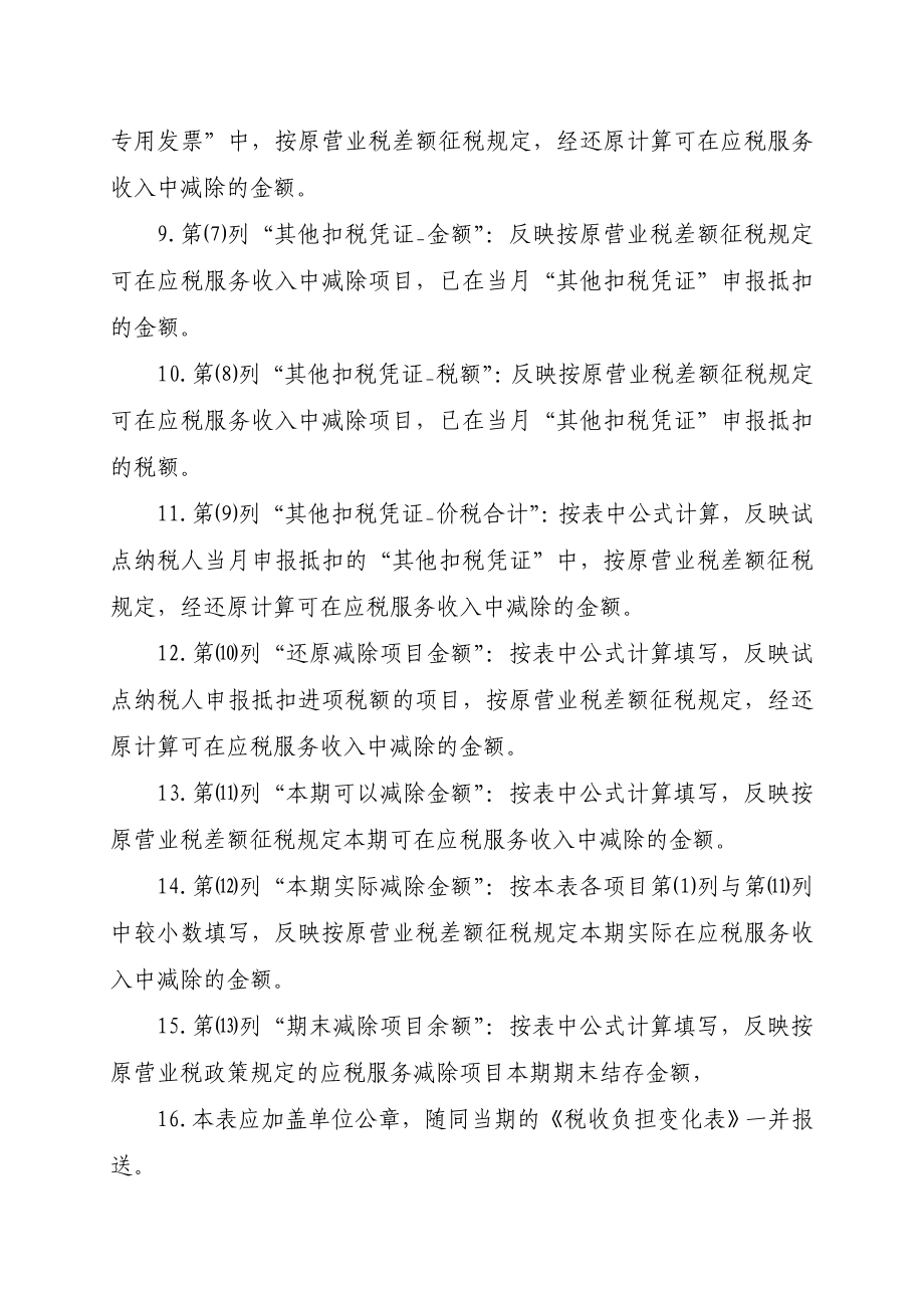 江苏省营业税改征增值税试点企业税收负担变化表附列资料.doc_第3页