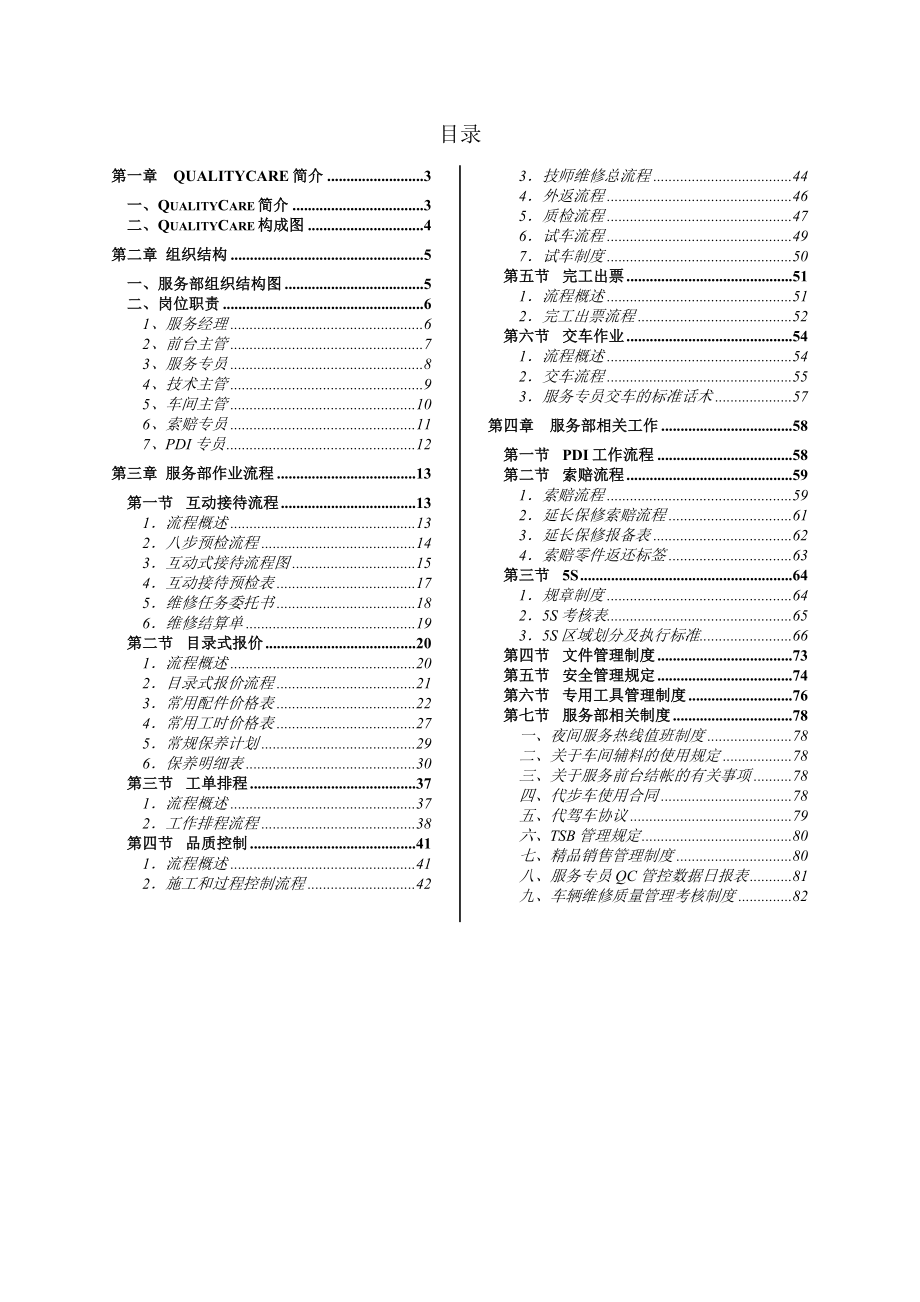 精品资料台州森加福汽车销售服务有限公司指导手册.doc_第2页