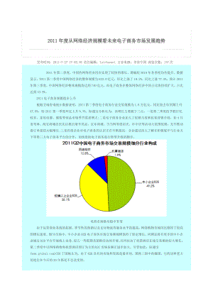 从网络经济规模看未来电子商务市场发展趋势.doc