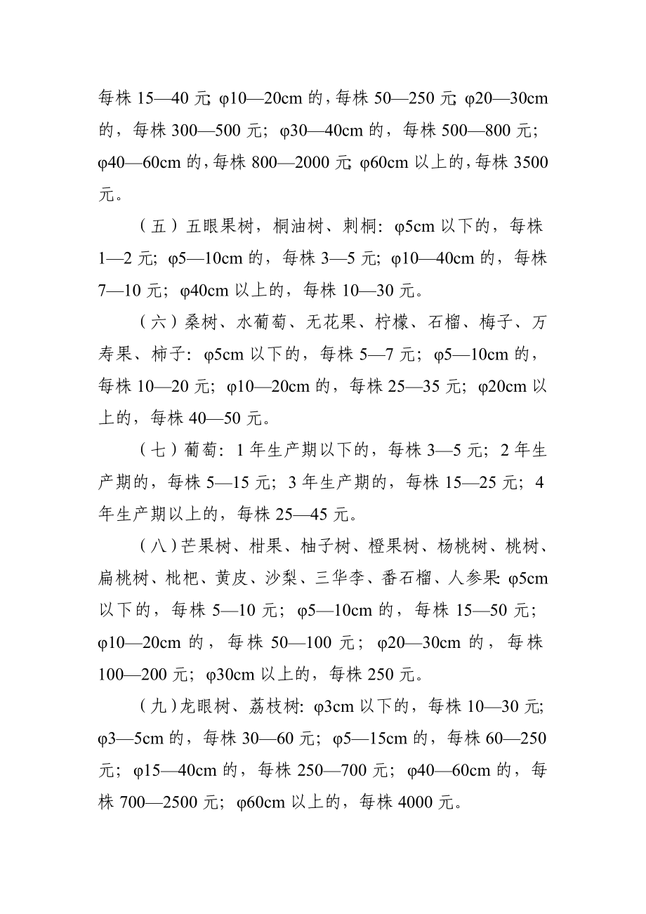 【精品】南宁市集体土地征收与补偿安置标准doc97.doc_第3页