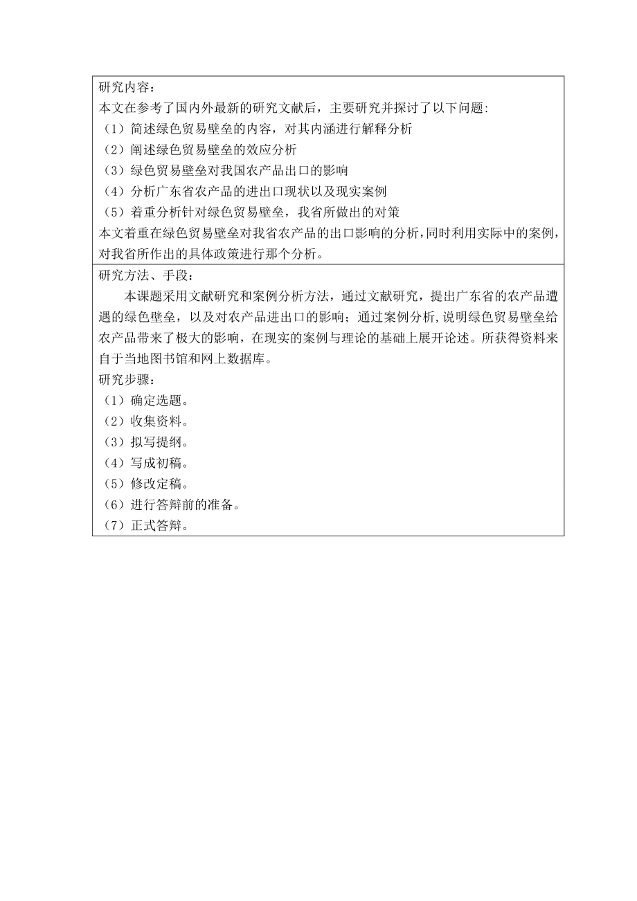 绿色壁垒对广东省农产品出口贸易的影响及对策浅析.doc_第3页