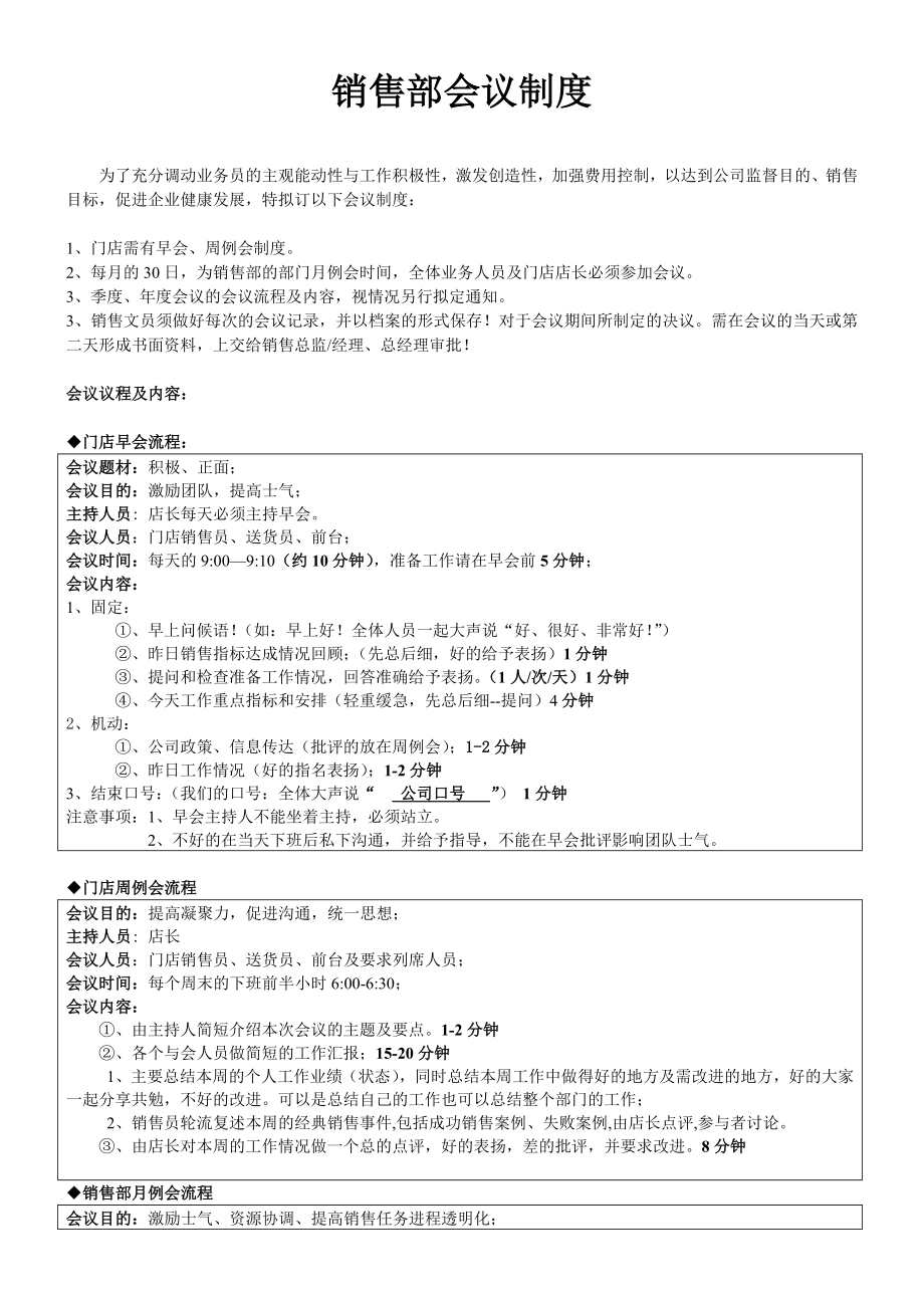 销售部会议制度.doc_第1页