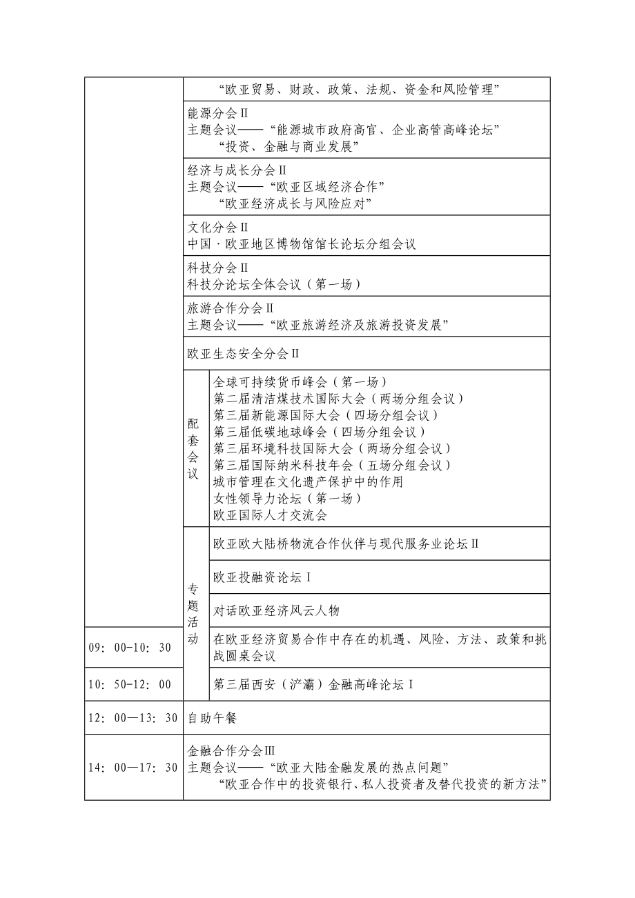 欧亚经济论坛日程安排表.doc_第2页