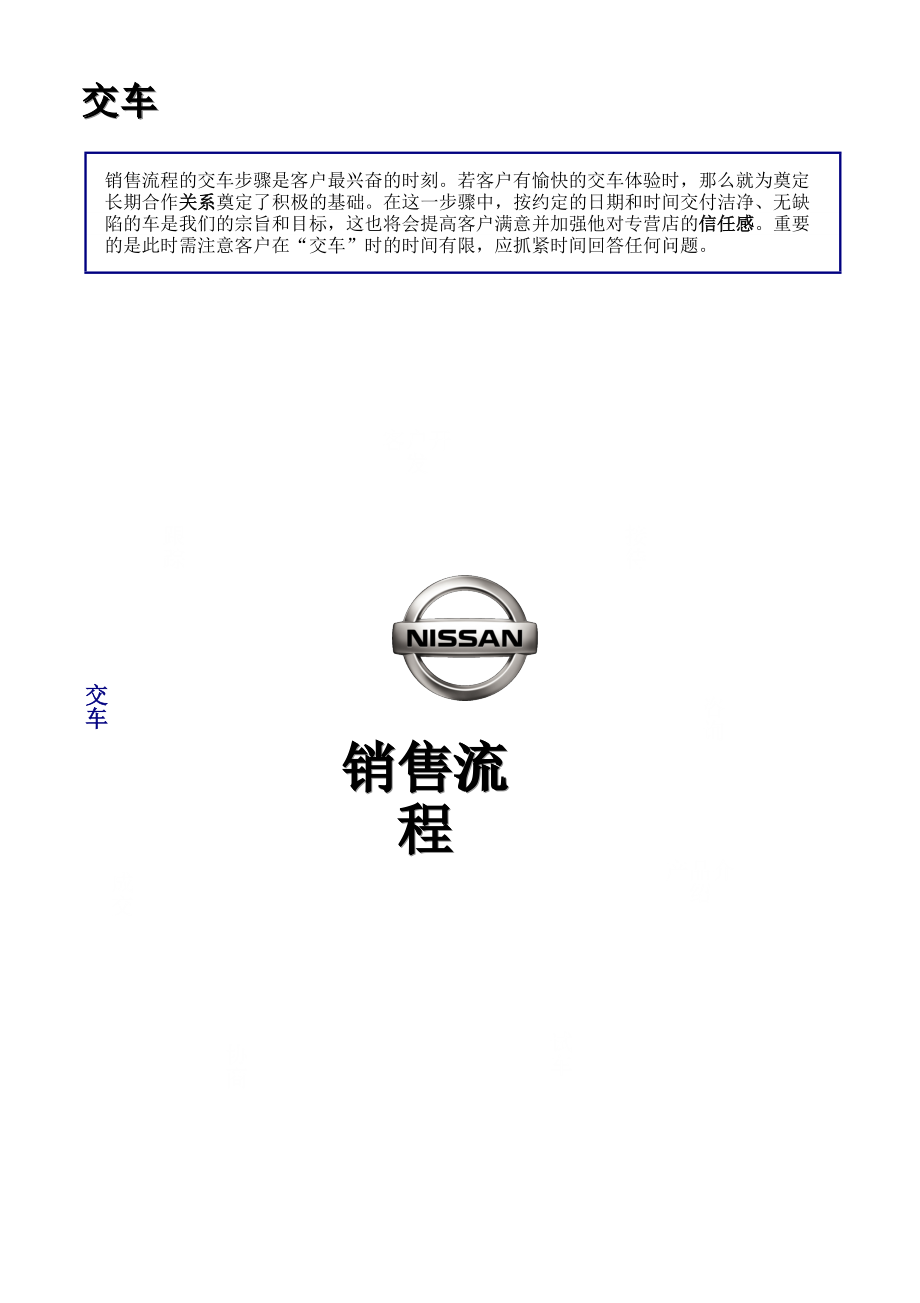 东风日产专营店客户服务流程8交车流程.doc_第1页