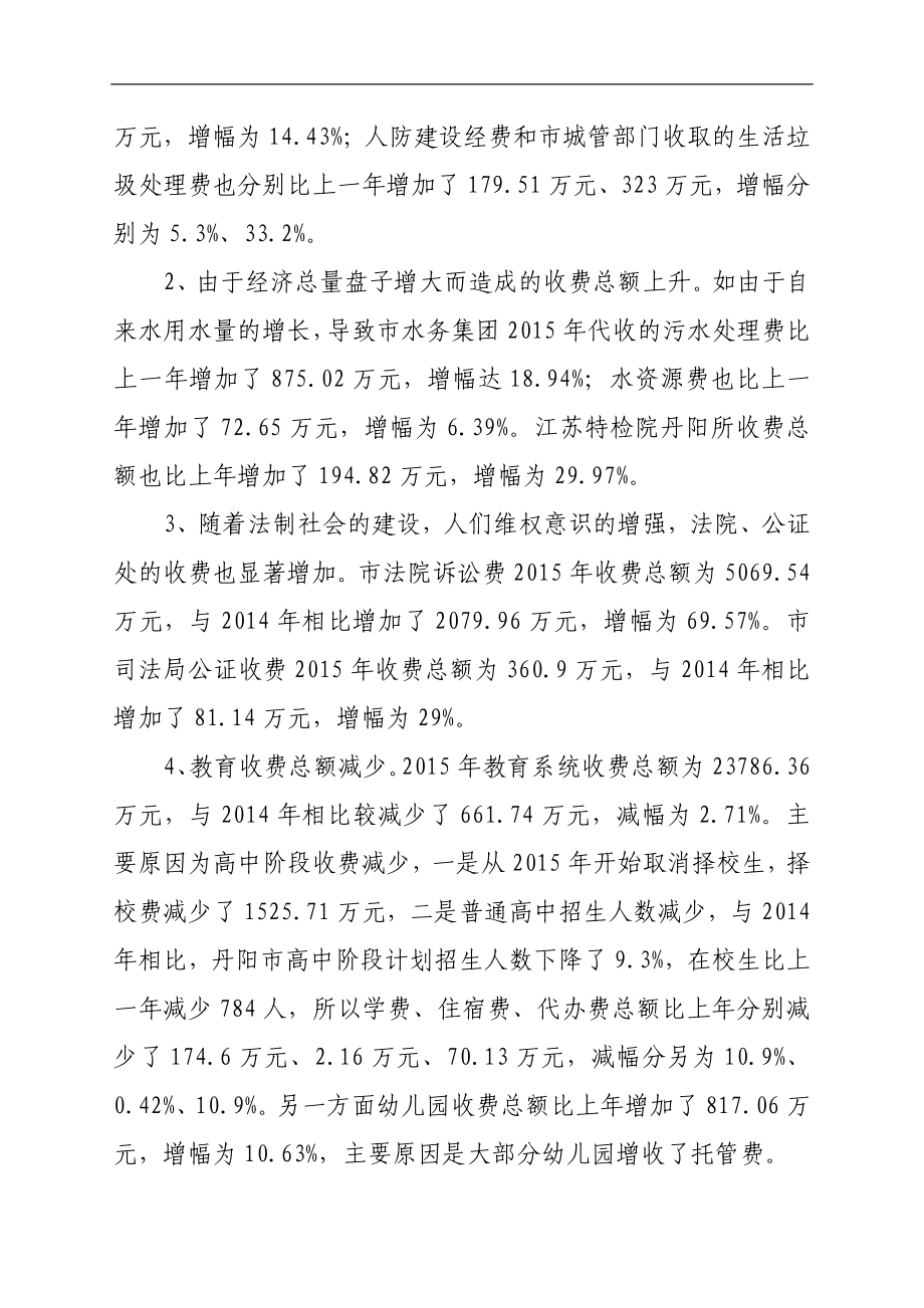 丹阳市行政事业性收费情况报告.doc_第3页