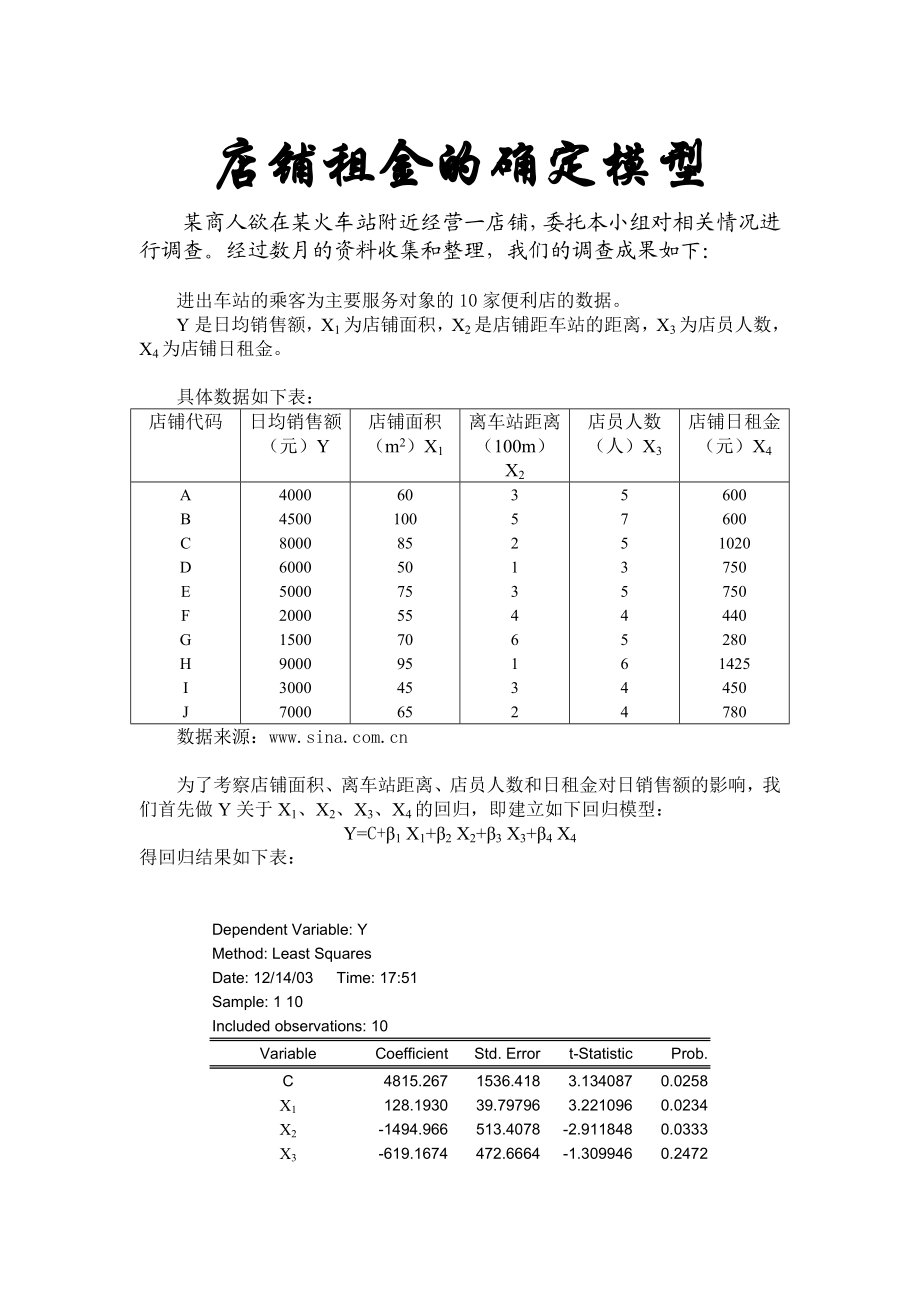 店铺租金的确定模型.doc_第1页