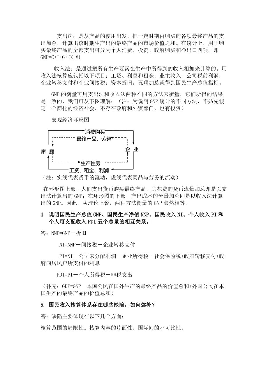 刘辉煌版宏观经济学课后整理答案.doc_第2页