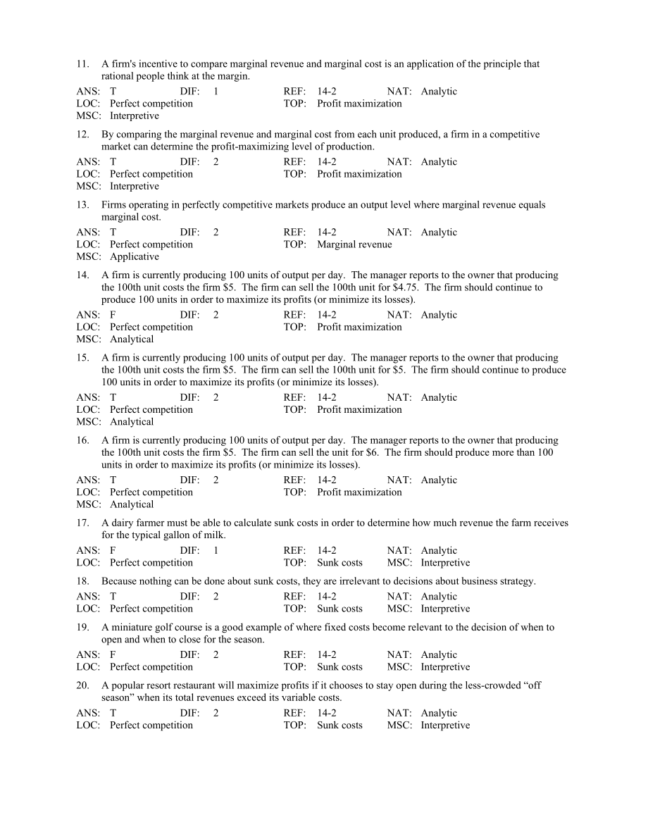 曼昆《经济学原理》（微观）第五版测试题库 (14).doc_第2页