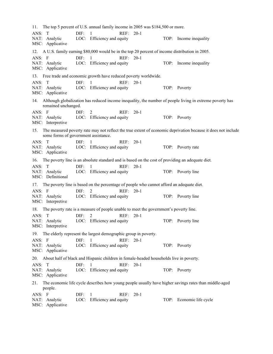 曼昆《经济学原理》（微观）第五版测试题库 (20).doc_第2页