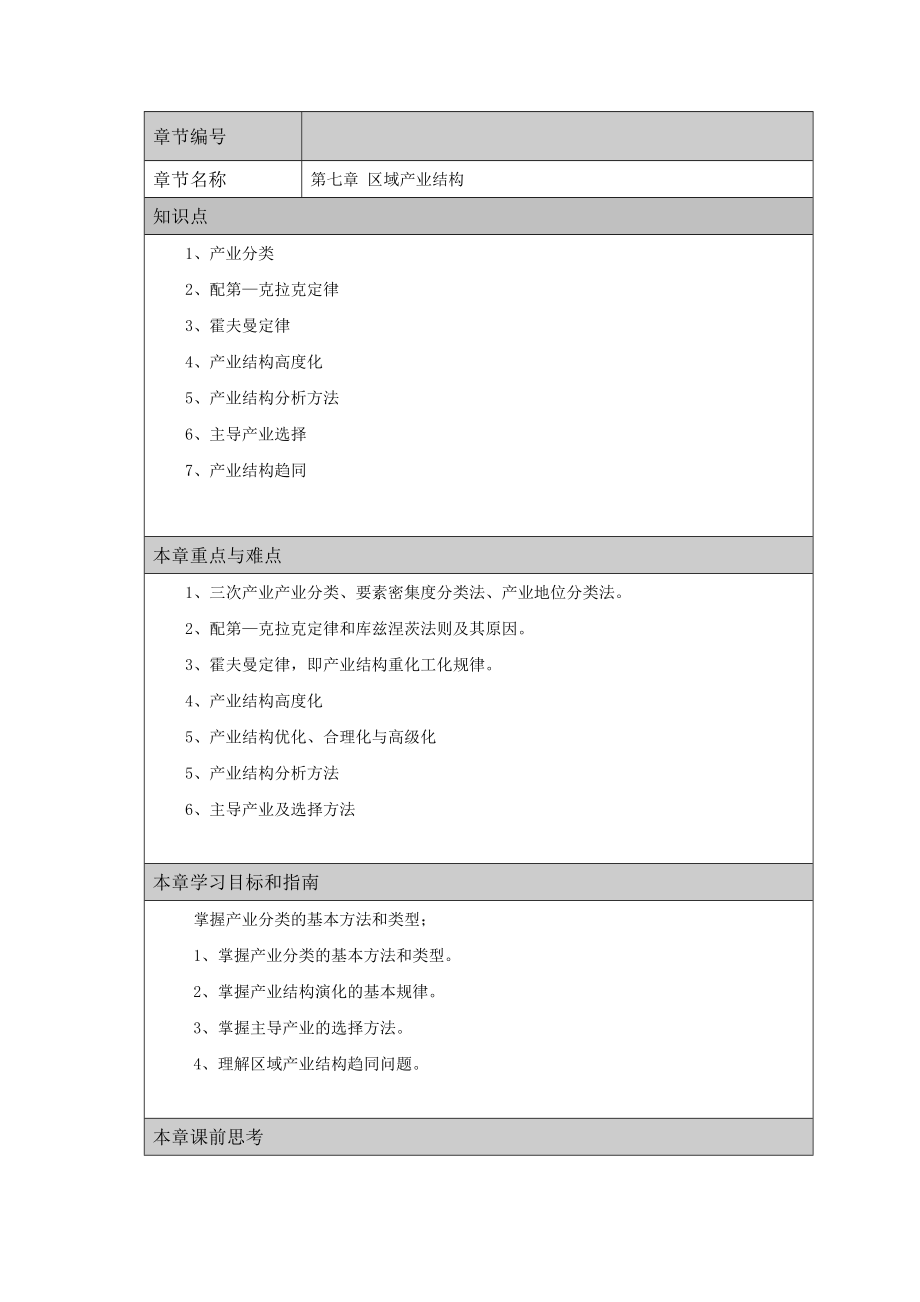 第七章区域产业结构.doc_第1页