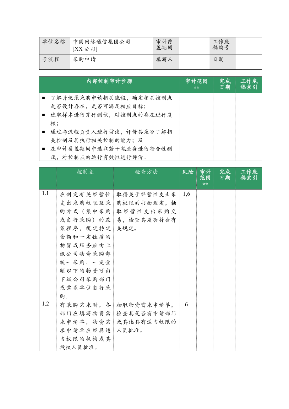 经营性支出审计方案[内控审计].doc_第3页